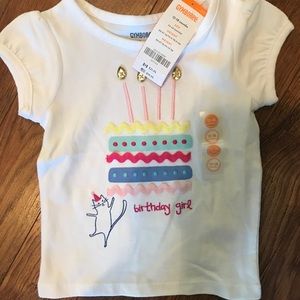 Gymboree Birthday Girl Cake T-Shirt